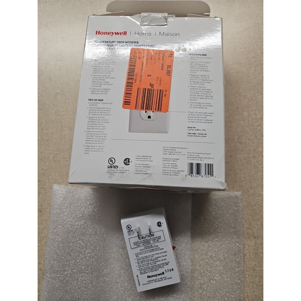 Honeywell Home CW200A Winter Watchman Temperature Alert - Picture 6 of 6